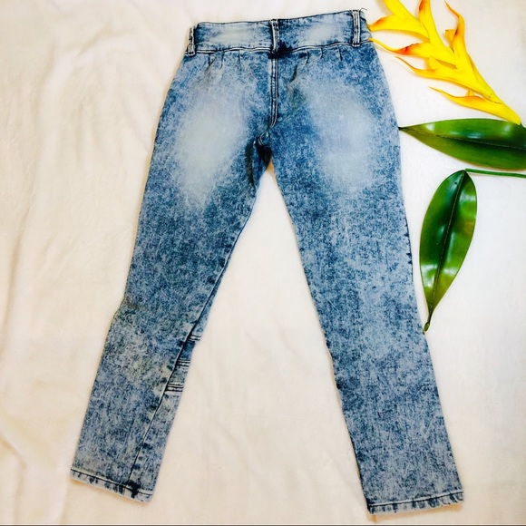 Butt lift Vintage Acid Wash jeans size S - Picture 4 of 6